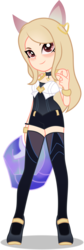 Size: 1673x5000 | Tagged: safe, artist:limedazzle, fox, human, kitsune, equestria girls, g4, ahri, barely eqg related, crossover, equestria girls-ified, k-pop, k/da, league of legends, show accurate