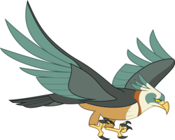 Size: 8017x6400 | Tagged: safe, artist:parclytaxel, bird, roc, g4, molt down, .svg available, absurd resolution, ambiguous gender, flying, simple background, solo, spread wings, transparent background, vector, wings