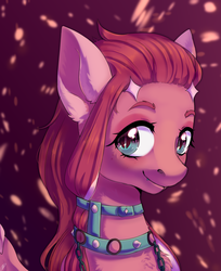 Size: 2144x2632 | Tagged: safe, artist:tigra0118, oc, oc only, bat pony, pony, art trade, bat pony oc, bust, female, high res, looking at you, portrait, solo