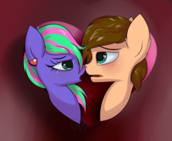 Size: 3608x2960 | Tagged: safe, artist:luxsimx, oc, oc only, oc:lavender the lovely, oc:the hunter, pony, couple, high res