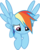 Size: 6400x8043 | Tagged: safe, artist:parclytaxel, rainbow dash, pegasus, pony, g4, the washouts (episode), .svg available, absurd resolution, cute, daaaaaaaaaaaw, dashabetes, female, flying, foreshortening, hnnng, looking down, mare, raised hoof, sad, sadorable, simple background, solo, transparent background, vector, woobie