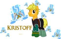 Size: 11478x7325 | Tagged: safe, artist:meganlovesangrybirds, pony, crossover, frozen (movie), kristoff, ponified, simple background, solo, transparent background