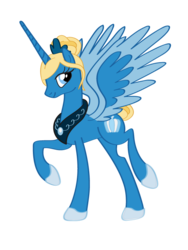 Size: 600x800 | Tagged: safe, artist:melody-serenata, alicorn, pony, alicornified, cinderella, crossover, female, ponified, race swap, simple background, solo, transparent background