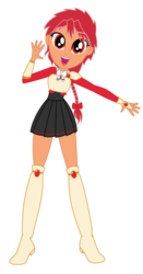 Size: 775x1474 | Tagged: safe, artist:lhenao, artist:pupkinbases, equestria girls, g4, barely eqg related, base used, crossover, equestria girls-ified, hikaru shidou, magic knight rayearth, simple background, transparent background
