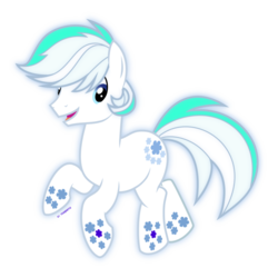 Size: 911x878 | Tagged: safe, artist:tigerbeetle, double diamond, earth pony, pony, g4, colored hooves, floating, glowing mane, glowing tail, happy, joyful, lightly watermarked, male, rainbow power, rainbow power-ified, simple background, solo, stallion, transparent background, vector, watermark