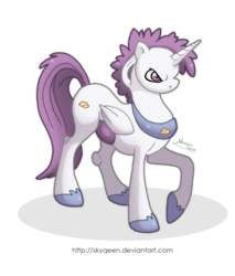 Size: 1600x1880 | Tagged: safe, artist:almairis, mewtwo, pony, crossover, pokémon, ponified, simple background, solo, transparent background
