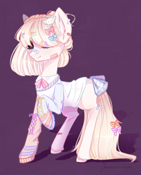 Size: 3000x3712 | Tagged: safe, artist:yamaneka, oc, oc only, earth pony, pony, high res, solo