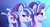 Size: 1980x1080 | Tagged: safe, artist:kaylerustone, starlight glimmer, pony, unicorn, g4, age progression, bust, character development, evil smile, eye clipping through hair, female, filly, filly starlight glimmer, frown, gradient background, grin, mare, pigtails, portrait, profile, s5 starlight, sad, sadlight glimmer, smiling, solo, triality, younger