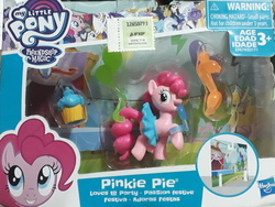 Size: 4128x3096 | Tagged: safe, artist:dingopatagonico, pinkie pie, earth pony, pony, g4, animal, balloon, clothes, cupcake, food, irl, photo, skirt, toy