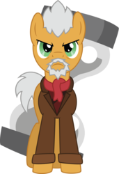Size: 1578x2303 | Tagged: safe, artist:zekrom-9, doctor whooves, time turner, earth pony, pony, g4, crossover, doctor who, leather, male, moleskin, ponified, solo, stallion, the doctor, waistcoat, war doctor