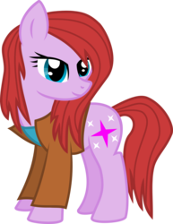 Size: 2205x2857 | Tagged: safe, artist:ssilverbeeze, pony, crossover, doctor who, donna noble, high res, ponified