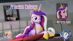Size: 3840x2160 | Tagged: safe, artist:sindroom, princess cadance, alicorn, pony, g4, 3d, cute, cutedance, download at source, gmod, high res, model, source filmmaker, source filmmaker resource