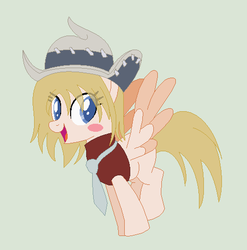 Size: 493x499 | Tagged: safe, artist:selenaede, artist:skittz-chan, pony, base used, crossover, patricia thompson, ponified, simple background, soul eater