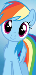 Size: 372x774 | Tagged: safe, screencap, rainbow dash, pony, castle sweet castle, g4, cropped, female, solo