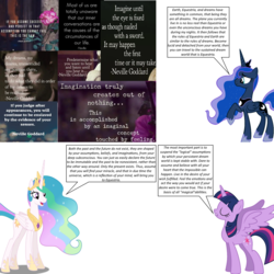 Size: 1401x1401 | Tagged: safe, anonymous artist, /mlp/, 4chan, blind optimism, law of attraction, neville goddard, out of character, text, wall of text, wat, wtf