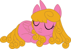 Size: 3114x2143 | Tagged: safe, artist:benybing, alicorn, pony, crossover, high res, ponified, princess aurora, simple background, sleeping beauty, transparent background