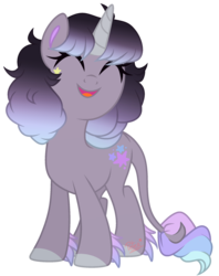 Size: 1788x2259 | Tagged: safe, artist:joshuarm, oc, oc only, oc:angel, pony, unicorn, base used, female, happy, mare, simple background, solo, transparent background