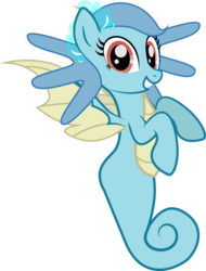 Size: 4014x5273 | Tagged: safe, artist:benybing, horsea, merpony, pony, crossover, pokémon, ponified, simple background, solo, transparent background