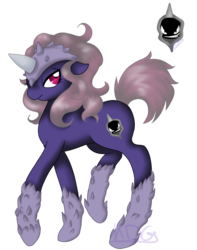 Size: 1231x1560 | Tagged: safe, artist:mondlichtkatze, cloyster, pony, crossover, pokémon, ponified, simple background, solo, transparent background