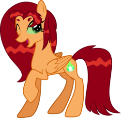 Size: 1200x1168 | Tagged: safe, artist:fallingrain22, pony, alternate dimension, alternate universe, crossover, dc comics, ponified, simple background, starfire, teen titans, transparent background, vector