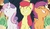 Size: 1269x732 | Tagged: safe, screencap, apple bloom, scootaloo, sweetie belle, earth pony, pegasus, pony, unicorn, g4, growing up is hard to do, my little pony: friendship is magic, cute, cutie mark, cutie mark crusaders, faic, older, older apple bloom, older cmc, older scootaloo, older sweetie belle, the cmc's cutie marks