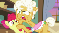 Size: 1920x1080 | Tagged: safe, screencap, apple bloom, goldie delicious, earth pony, pony, g4, going to seed