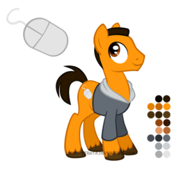 Size: 504x504 | Tagged: safe, artist:lissystrata, pony, crossover, doctor who, mickey smith, ponified, reference sheet, simple background, solo, transparent background