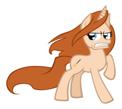 Size: 5551x4961 | Tagged: safe, artist:zackira, pony, crossover, ginny weasley, harry potter (series), ponified, simple background, solo, transparent background