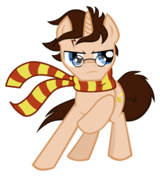 Size: 4488x4961 | Tagged: safe, artist:zackira, pony, crossover, harry potter, harry potter (series), ponified, simple background, solo, transparent background