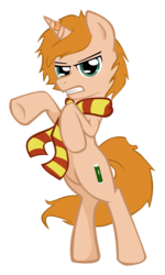 Size: 3543x5906 | Tagged: safe, artist:zackira, pony, crossover, harry potter (series), ponified, rearing, ron weasley, simple background, solo, transparent background