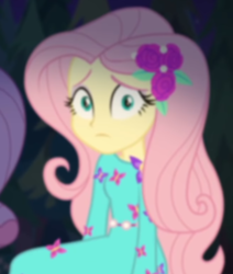 Size: 436x515 | Tagged: safe, screencap, fluttershy, equestria girls, equestria girls series, g4, sunset's backstage pass!, spoiler:eqg series (season 2), cropped, female, shrunken pupils, solo focus