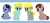 Size: 1442x675 | Tagged: safe, artist:fire-girl872, pony, butters stotch, clyde donovan, craig tucker, crossover, male, ponified, south park, tweek tweak