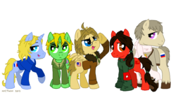 Size: 1500x800 | Tagged: safe, artist:xxcystalthewolfxx, pony, china, crossover, england, france, hetalia, ponified, russia, simple background, transparent background, united states