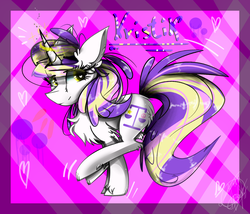 Size: 3500x3000 | Tagged: safe, artist:55xxglai-s-z-s-exx55, oc, oc only, oc:kristik gold, pony, unicorn, abstract background, chest fluff, high res, solo