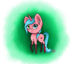 Size: 2125x1889 | Tagged: safe, artist:moon-wing, oc, oc only, pony, unicorn, chibi, coat markings, ear fluff, female, mare, ribbon, socks (coat markings), solo, transparent background