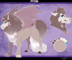 Size: 1266x1054 | Tagged: safe, artist:bijutsuyoukai, oc, oc only, oc:pyxis, hybrid, interspecies offspring, magical gay spawn, offspring, parent:scorpan, parent:star swirl the bearded, parents:scorswirl, reference sheet, solo