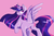 Size: 2128x1420 | Tagged: safe, artist:smirk, twilight sparkle, alicorn, pony, g4, ear fluff, female, flowing mane, legitimately amazing mspaint, mare, ms paint, older, older twilight, purple background, simple background, solo, twilight sparkle (alicorn)