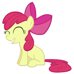 Size: 1900x1900 | Tagged: safe, artist:flutterknight, apple bloom, earth pony, pony, g4, hearts and hooves day (episode), female, simple background, solo, transparent background, vector, vector trace
