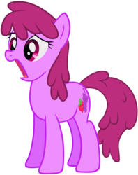 Size: 5850x7400 | Tagged: safe, artist:liggliluff, berry punch, berryshine, earth pony, pony, g4, absurd resolution, female, simple background, solo, transparent background, vector