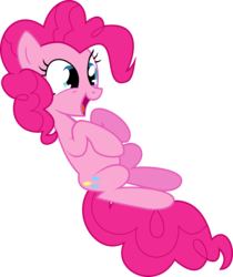 Size: 5034x6000 | Tagged: safe, artist:icy wings, pinkie pie, earth pony, pony, g4, griffon the brush off, cute, diapinkes, female, simple background, solo, transparent background, vector