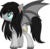 Size: 900x878 | Tagged: safe, artist:t-aroutachiikun, oc, oc only, oc:walpurgis nacht, bat pony, pony, male, simple background, solo, stallion, transparent background