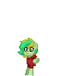 Size: 728x728 | Tagged: safe, pegasus, pony, pony town, 8-bit, animated, gif, pixel art, simple background, white background, wip