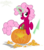 Size: 840x952 | Tagged: safe, artist:bigrodeo, oc, oc only, oc:polygon, pony, unicorn, afro, conjuring, curly hair, fluffy, halloween, holiday, jack-o-lantern, knife, magic, pumpkin, solo