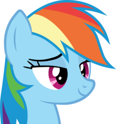 Size: 8805x9362 | Tagged: safe, artist:brotaraft, rainbow dash, pony, g4, shadow play, .ai available, .svg available, absurd resolution, bust, female, simple background, solo, transparent background, vector