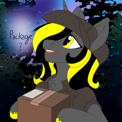 Size: 2344x2344 | Tagged: safe, artist:brainiac, derpibooru exclusive, oc, oc only, oc:knick knack, pony, high res, solo, text