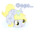 Size: 1000x943 | Tagged: safe, alternate version, artist:natsu714, derpy hooves, pegasus, pony, g4, :p, bubble, chibi, cute, derp, derpabetes, design, face down ass up, female, i just don't know what went wrong, oops, shirt design, simple background, solo, tongue out, transparent background