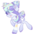 Size: 1668x1684 | Tagged: safe, artist:_spacemonkeyz_, oc, oc only, oc:moon stone, pegasus, pony, chibi, female, mare, simple background, solo, tongue out, transparent background, two toned wings, wings