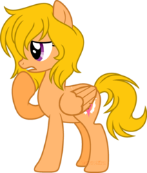 Size: 900x1056 | Tagged: safe, artist:t-aroutachiikun, oc, oc only, oc:tulip whisper, pegasus, pony, base used, female, mare, simple background, solo, transparent background