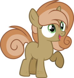Size: 800x847 | Tagged: safe, artist:t-aroutachiikun, oc, oc only, oc:palutena, pony, unicorn, base used, female, filly, offspring, parent:button mash, parent:sweetie belle, parents:sweetiemash, simple background, solo, transparent background