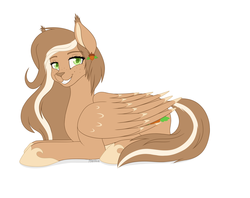 Size: 3500x2767 | Tagged: safe, artist:starshade, oc, oc only, oc:fiby nut, pegasus, pony, squirrel, squirrel pony, female, full body, high res, mare, simple background, smiling, white background